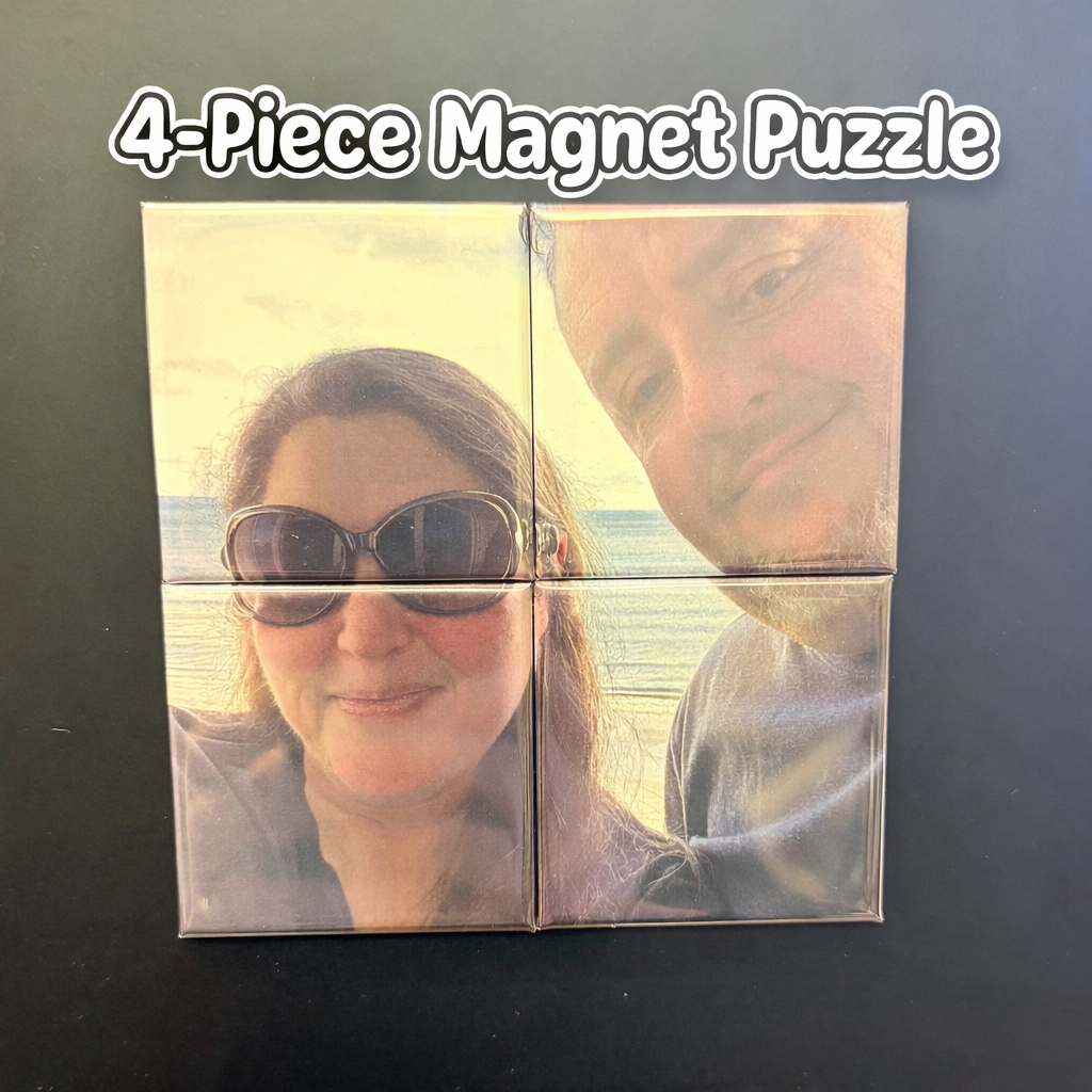 2" Photo Magnet Puzzle Set 4 Pieces